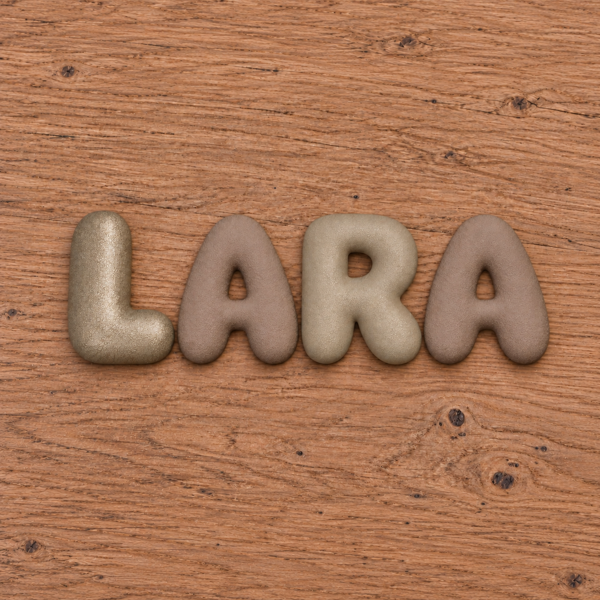 Decoratie • Bubble letters • Naam